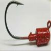 Bullet Jig Head Striper Fluke Bass Swimbait Lure Ultra Point 10 3/4oz - Red view 1