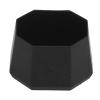 2 Pcs Tennis Racket Butt Cap, Tennis Racket Plastic End Cover for Racquetball Racket Black view 3