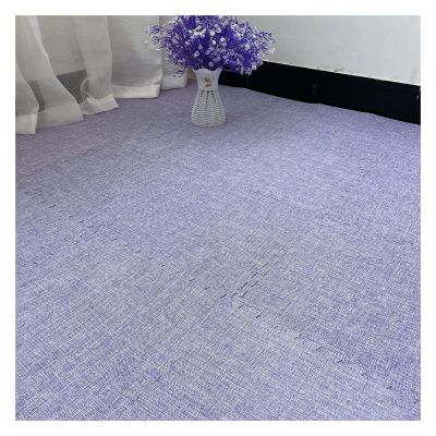 9/10/12/16 Tiles Foam Flooring, Interlocking Foam Tiles 12x12 Inches, Linen Puzzle Play Mats, Interlocking Foam Tiles for Indoor Outdoor(Size:16 Tiles,Color:Light Purple)