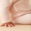 Mori Baby Luxurious Leggings in Blush Stripe with Elastic Waist - Viscose from Bamboo - Breathable Everyday Bottoms - 18-24 Months view 3