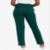 Jessica London Women's Plus Size Soft Ease Straight Leg Pant - 26/28, Rich Burgundy view 2