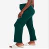 Jessica London Women's Plus Size Soft Ease Straight Leg Pant - 26/28, Rich Burgundy view 3