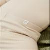 Mori Baby Unisex Premium Leggings in Ribbed Ecru - Casual Stretchy Pants with Stylish Cuffs and Elastic Waist - Viscose from Bamboo and Cotton Blend - 18-24 Months view 2