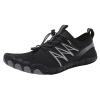 JiuQing Water Shoes Men Women Barefoot Beach Shoes Breathable Quick Dry Surf Swim Pool Aqua Sport Shoes,Black,5 view 1