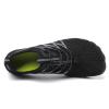 JiuQing Water Shoes Men Women Barefoot Beach Shoes Breathable Quick Dry Surf Swim Pool Aqua Sport Shoes,Black,5 view 4