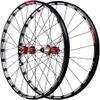 ZECHAO 26/27.5 Inch Mountain Bike Wheels,Thru Axle/Quick Release Disc Brake Freewheel Rim 7 8 9 10 11 12 Speed Cassette Sealed Bearings Wheelset (Color : Red-QR, Size : 27.5INCH) view 1