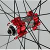 ZECHAO 26/27.5 Inch Mountain Bike Wheels,Thru Axle/Quick Release Disc Brake Freewheel Rim 7 8 9 10 11 12 Speed Cassette Sealed Bearings Wheelset (Color : Red-QR, Size : 27.5INCH) view 3