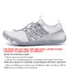 JiuQing Water Shoes Men Women Barefoot Beach Shoes Breathable Quick Dry Surf Swim Pool Aqua Sport Shoes,White,7 view 2