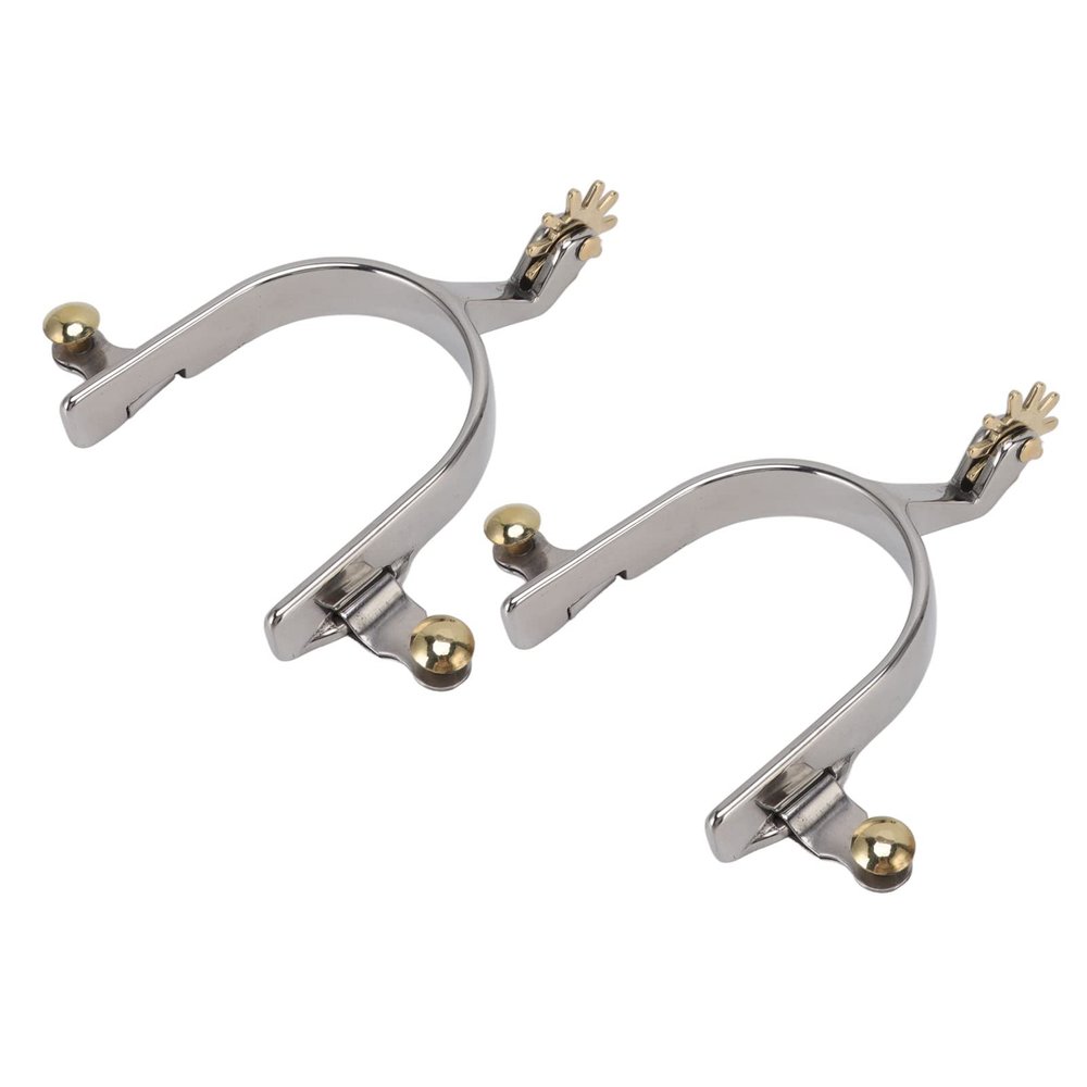 QANYEGN 1 Pair of Spurs Spurs with Stainless Steel Spurs Spurs for Men Boots for Equestrian Training Equestrian Competition