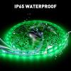 JUIOHAKY 50ft LED Strip Lights for Night Fishing, Marine 12V Waterproof Interior Deck Lights for Pontoon, Kayak, Jon, Bass, Fishing Boat (Green) view 2
