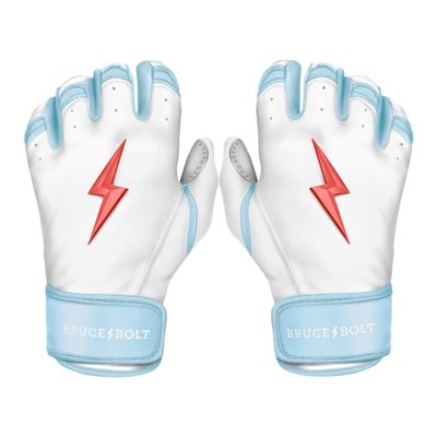 BRUCE BOLT Signature Series Short Cuff Batting Gloves - Ian Happ Edition - Happ White - Large
