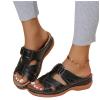 Beach Sandals For Women Flip Flops Womens Sandals Flip Flops for Women with Arch Support Comfort Slip on Casual Bohemia Beach Rhinestone Sandal Ladies Travel Walking Flats Shoes view 1