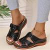 Beach Sandals For Women Flip Flops Womens Sandals Flip Flops for Women with Arch Support Comfort Slip on Casual Bohemia Beach Rhinestone Sandal Ladies Travel Walking Flats Shoes view 2