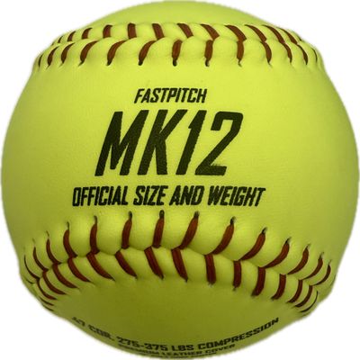 Westview Sports 12" Split Leather Fastpitch Softballs - Pack of 1 Dozen (12) Softballs