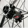 ZECHAO 26/27.5/29" Mountain Bike Wheelset,Front Rear Wheels Thru Axle Disc Brake 24 Holes Ultralight Mountain Aluminum Alloy Rim 8-12 Speed Wheelset (Color : Red, Size : 26INCH) view 3