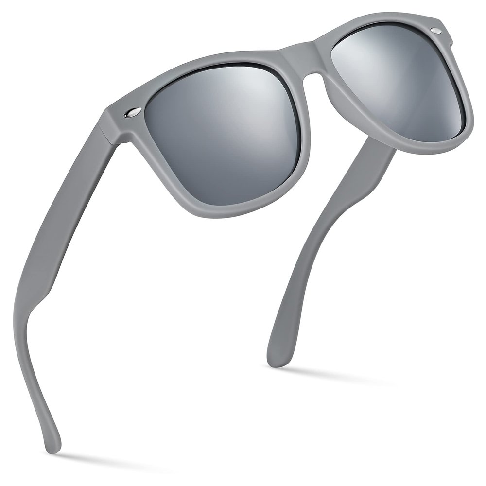 Retro Rewind Polarized Sunglasses for Men and Women - UV Protection Classic Mens Womens Sun Glasses - Cool Vintage 80s Shades