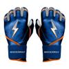 BRUCE BOLT Nimmo Series Long Cuff Blue Batting Glove - Blue XXLarge view 1