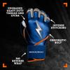 BRUCE BOLT Nimmo Series Long Cuff Blue Batting Glove - Blue XXLarge view 2