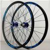 ZECHAO 26" 27.5" 29" Mountain Bike Wheelset,Quick Release Disc Brake Flat Spokes Bike Wheel Aluminum Alloy fit 8 9 10 11 12 Speed Cassette Wheelset (Color : Blue-1, Size : 29INCH) view 1