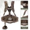 BLISSWILL Hunting Fanny Waist Pack with Harness PouchShoulder-Supported Waist Pack Hunting Backpack for Bow RifleNew Leaf Camo view 4