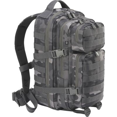 Brandit Individual Wear Unisex Assault Backpack, Grey Camo - Medium