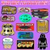 Hole Pounder Merit Badge PVC Cornhole Patch/Badge with Hook Backing and Extra Loop Material Included for Bag/Backpacks/Clothing/Hats Funn Cornhole Patches for Backpacks or case Bags view 4