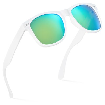 Retro Rewind Polarized Sunglasses for Men and Women - UV Protection Classic Mens Womens Sun Glasses - Cool Vintage 80s Shades