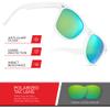 Retro Rewind Polarized Sunglasses for Men and Women - UV Protection Classic Mens Womens Sun Glasses - Cool Vintage 80s Shades view 4