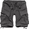 Brandit Individual Wear Men's Classic Durable Washed Cotton Lightweight Breathable Multi Pocket Casual Outdoor Cargo Shorts, Anthracite, Large view 1