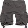 Brandit Individual Wear Men's Classic Durable Washed Cotton Lightweight Breathable Multi Pocket Casual Outdoor Cargo Shorts, Anthracite, Large view 2