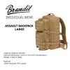 Brandit individual Wear Unisex Assault Backpack, Camel - Large view 4