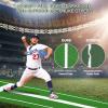 JYTXHN Softball Pitching Mat Softball Pitching Rubber Softball Pitching Mound The Pitching Pad Antifade Antislip Softball Pitchers Mound for Pitching Practice 10' x 3' Pitch Mat Green view 4
