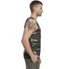 Brandit Individual Wear Men's Essential Cotton Lightweight Soft Breathable Long Round Neck Active Everyday Training Tank Top, Woodland, X-Large view 4