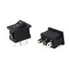 100 Pcs AC 250V/6A 125V/10A Single Pole Double Throw on-Off-on Boat Rocker Switch view 1
