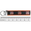 Siskiyou Sports NFL Cincinnati Bengals Woven Wristlet Key Chain, One Size, Team Colors view 3