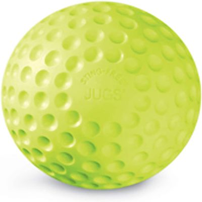 Jugs Sting-Free Dimpled Softballs, Game-Ball Yellow (1 Dozen) (12-Inch)