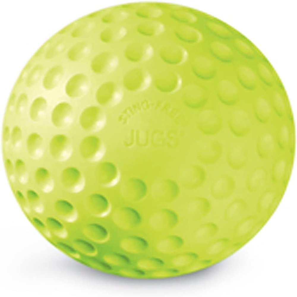 Jugs Sting-Free Dimpled Softballs, Game-Ball Yellow (1 Dozen) (12-Inch)