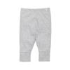 Mori Baby Luxurious Leggings in Grey with Elasticated Waist - Viscose from Bamboo - Breathable Everyday Pants Bottoms - Newborn view 1