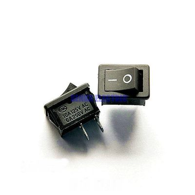 100pcs/lot 2 Pin 15 x 21mm Snap-in On/Off Position Rocker Switch Car Truck Black Boat Push Button Switch