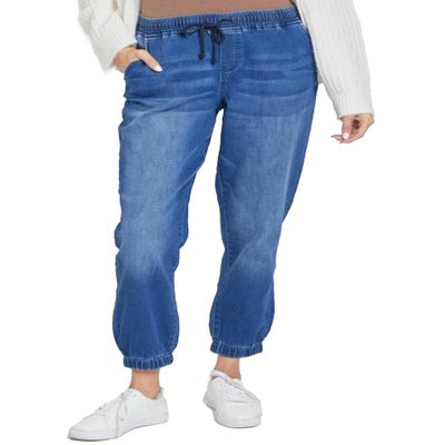 Royalty for Me Women's Ankle Loungewear Jogger, Medium Blue, S