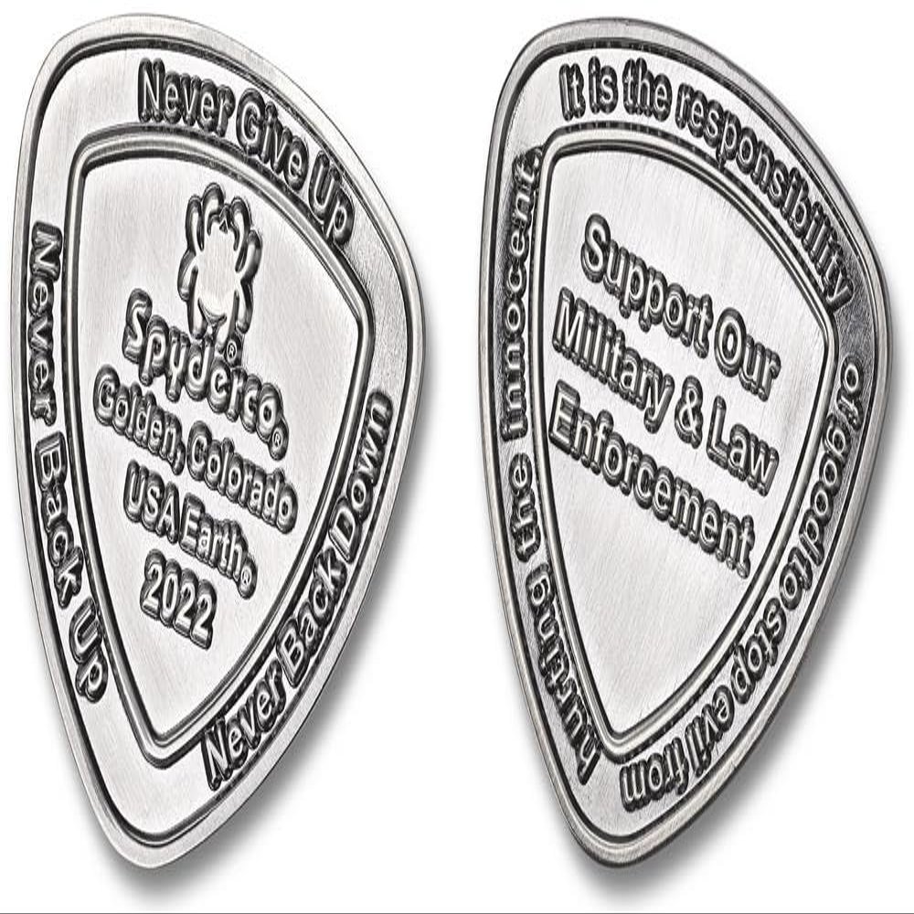 Spyderco COINFD2022 Fire Dragon Coin 2022 Wildland Firefighter Foundation