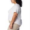 Columbia Women's North Cascades Relaxed Tee, White/Branded Bouquet, XX-Large view 3