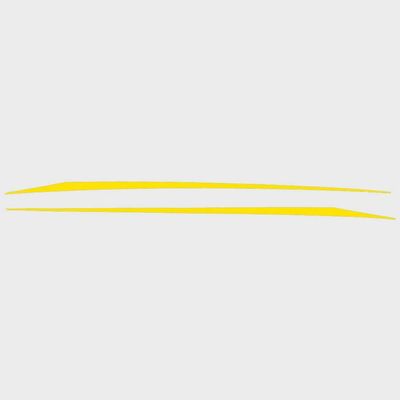 Chaparral Boat Deck Graphic Decal Stickers 14.00773 | Yellow 84 Inch (Set of 2)
