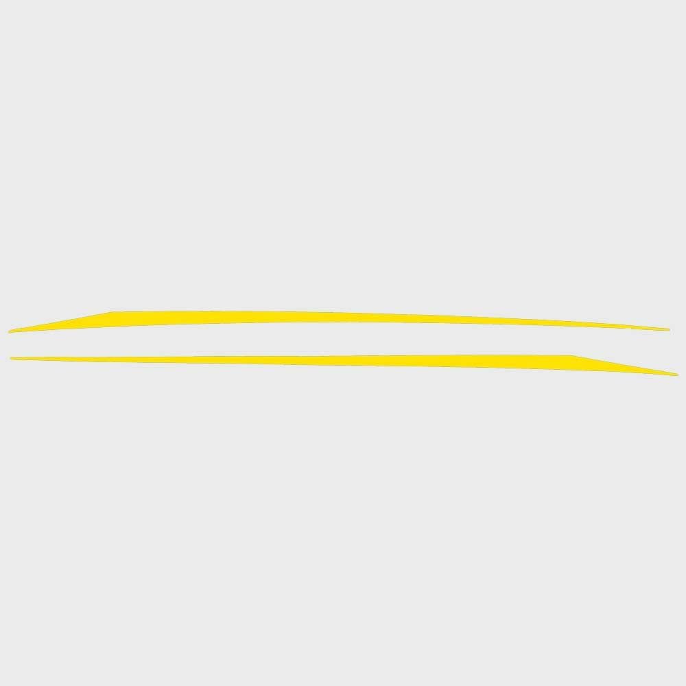Chaparral Boat Deck Graphic Decal Stickers 14.00773 | Yellow 84 Inch (Set of 2)
