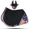 GLP Patriot Series Horse Saddle Pad/National Flag Saddle Pad Set/Numnah Cloth (Ship from USA) (Australia, Full) view 1