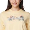 Columbia Women's North Cascades Relaxed Tee, Sunkissed/Branded Bouquet, XX-Large view 4