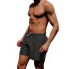Mens Swimming Trunks Lightweight Quick Dry Beach Shorts Elastic Stretchy Travel Vacation Board Shorts Workout Shorts Black view 4