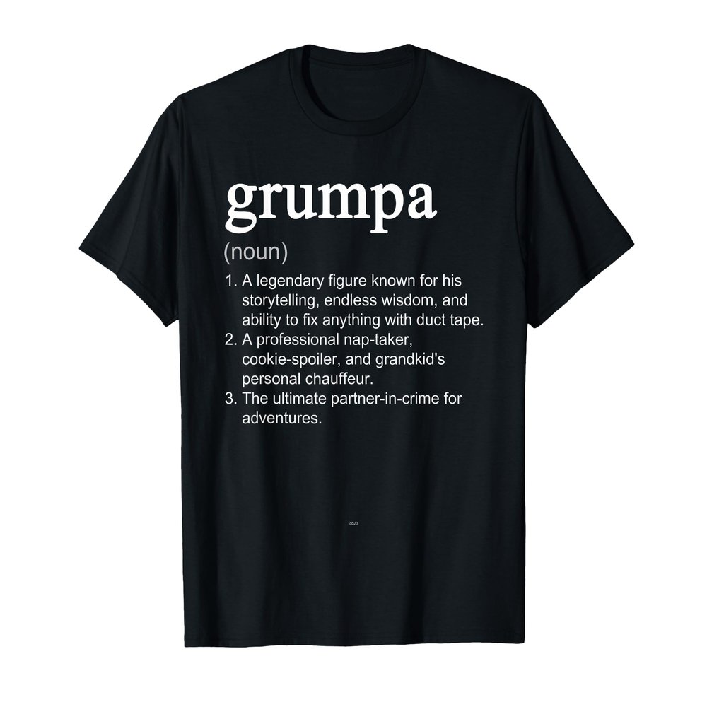 Grumpa Definition Funny Noun T-Shirt