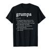 Grumpa Definition Funny Noun T-Shirt view 1