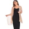 SURVODJA Women Shawls and Wraps for Evening Dress Lightweight Scarf Wedding Guest Shawl Wrap Bridesmaid Scarves(Camel,79''18') view 4